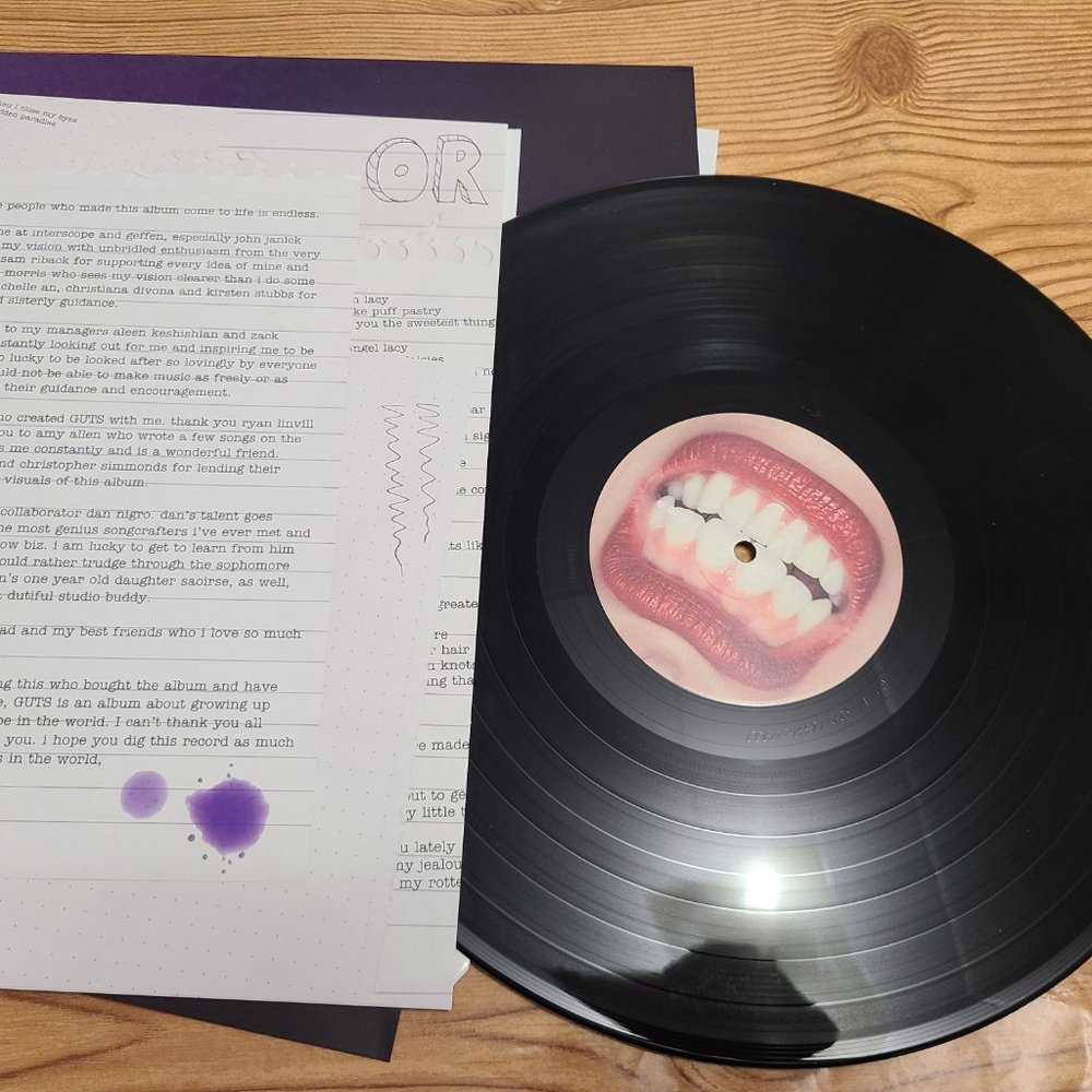 Olivia Rodrigo “Guts” Signed Vinyl - Picture 6 of 6